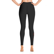 Load image into Gallery viewer, “Red Rose” Yoga Leggings