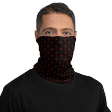 Load image into Gallery viewer, “Red Rose” Pattern Neck Gaiter
