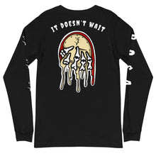 Load image into Gallery viewer, “It doesn’t wait 3” Collectible Unisex Long Sleeve Tee