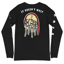 Load image into Gallery viewer, “It doesn’t wait 3” Collectible Unisex Long Sleeve Tee