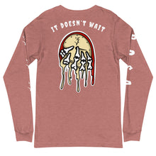 Load image into Gallery viewer, “It doesn’t wait 3” Collectible Unisex Long Sleeve Tee