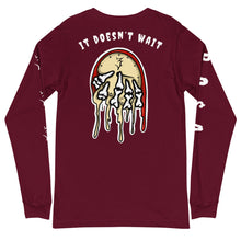 Load image into Gallery viewer, “It doesn’t wait 3” Collectible Unisex Long Sleeve Tee