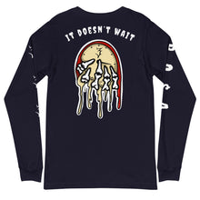 Load image into Gallery viewer, “It doesn’t wait 3” Collectible Unisex Long Sleeve Tee