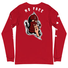Load image into Gallery viewer, “No face 3” Collectible Unisex Long Sleeve Tee