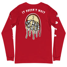 Load image into Gallery viewer, “It doesn’t wait 3” Collectible Unisex Long Sleeve Tee
