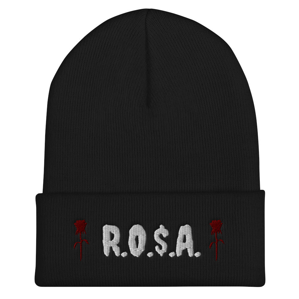 Triple 3 “R.O$.A.” Cuffed Beanie