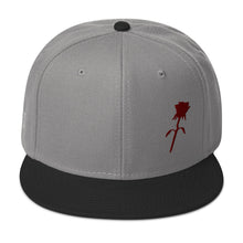 Load image into Gallery viewer, “Red Rose” Embroidered Snapback Hat
