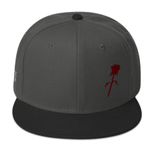 Load image into Gallery viewer, “Red Rose” Embroidered Snapback Hat
