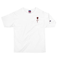 Load image into Gallery viewer, Embroidered “Red Rose” Champion T-Shirt
