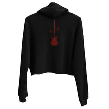 Load image into Gallery viewer, “Red Rose” Crop Hoodie
