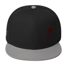 Load image into Gallery viewer, “Red Rose” Embroidered Snapback Hat
