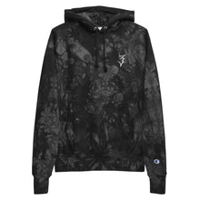 Load image into Gallery viewer, Embroidered “Classic 3” Champion tie-dye hoodie
